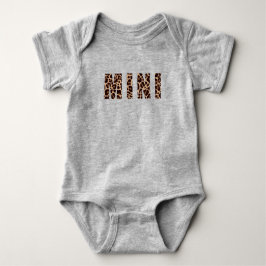 Niedliche moderne Leopard Print Muster MINI Kinder Baby Strampler