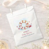 Niedliche moderne Nautical Crab Starfish Babydusch Geschenktütchen (Ausgeschnitten)