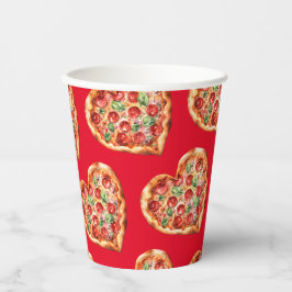 Niedliche, moderne Pizza Pappbecher