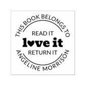 Niedliche moderne Read It Liebe Es gibt zurück sei Permastempel (Design)