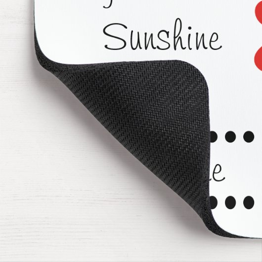 Niedliche moderne Rote Ladybug Personalisiert Mousepad (Ecke)
