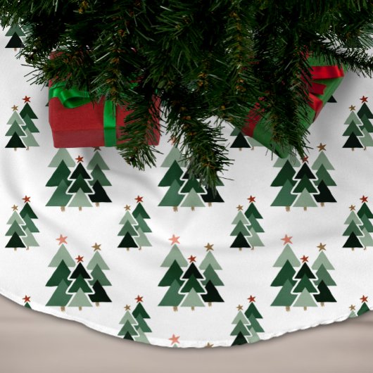 Niedliche moderne rustikale Weihnachtsbaumen Polyester Weihnachtsbaumdecke