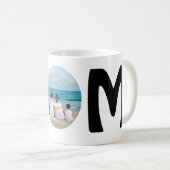 Niedliche moderne, schlichte Muttertagsgeschenk Fo Kaffeetasse (VorderseiteRechts)