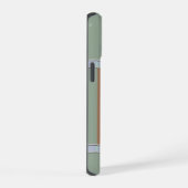 Niedliche moderne Shiba Inu Hunde Kunst iPhone 15 Hülle (Rechte Seite)