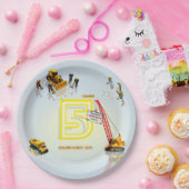 Niedliche moderne Truck-Themenplatte Pappteller (Party)