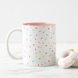 NIEDLICHE, moderne und minimalistische RAINBOW-SPR Zweifarbige Tasse
