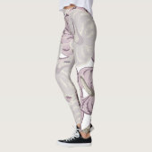 Niedliche moderne Wasserfarbe Girly pattern Dusty Leggings (Links)