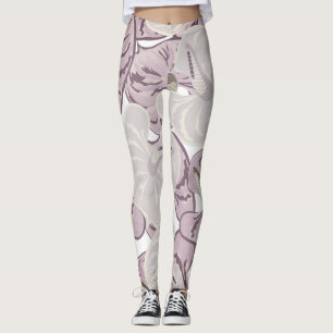 Niedliche moderne Wasserfarbe Girly pattern Dusty Leggings