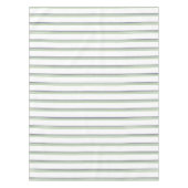 Niedliche, moderne weiße Streifen Tischdecke (Vorderseite)