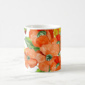 Niedliche Mohnblüten-Blume Kaffeetasse (Mittel)