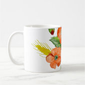 Niedliche Mohnblüten-Blume Kaffeetasse (Links)