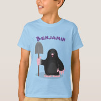 Niedliche Mole mit SchaufelCartoon