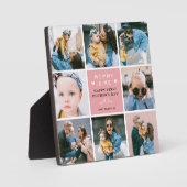 Niedliche "Mommy & Me" FotoCollage 1. Muttertag Fotoplatte (Vorderseite)