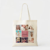 Niedliche "Mommy & Me" FotoCollage 1. Muttertag Tragetasche (Vorne)