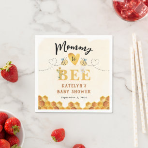 Niedliche Mommy to Bee Gender Neutrale Babydusche Serviette