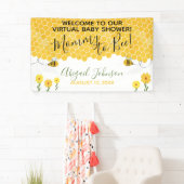 Niedliche Mommy to Bee Honeycomb Virtual Baby Dusc Banner (Insitu)