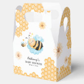 Niedliche Mommy-to-Bee Summer Baby Dusche Geschenkschachtel (Geöffnet)