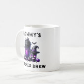 Niedliche Mommy's Hexen Brew Halloween Kaffeetasse (Vorderseite Links)