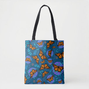 Niedliche Monarch Butterfly Garden Patterns Tasche