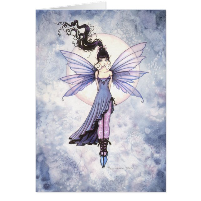 Niedliche Mond Fairy in Lila und blau (Vorne)