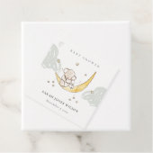 Niedliche Mondstars Elephant Bunny Neutral Baby Sh Geschenkanhänger (Beispiel)