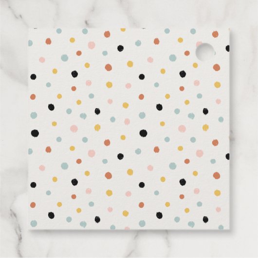 Niedliche Mondstars Elephant Bunny Neutral Baby Sh Geschenkanhänger (Rückseite)