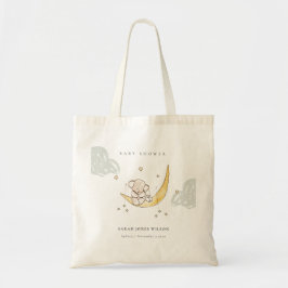 Niedliche Mondstars Elephant Bunny Neutral Baby Sh Tragetasche