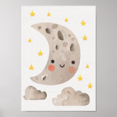 Niedliche Mondstars Kinderzimmer Dekoration Kinder (Vorne)