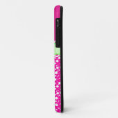 Niedliche Monogram Polka Dots und Blume iPhone 5 F Case-Mate iPhone Hülle (Hinten/Links)