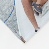 Niedliche Monogramm-FotoCollage Fleecedecke (Ecke)