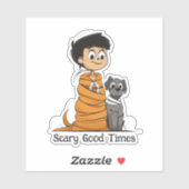 Niedliche Monster-Familie Aufkleber (Blatt)