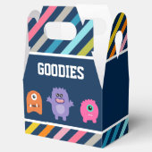 Niedliche Monster-Geburtstagspartei Geschenkschachtel (Geöffnet)