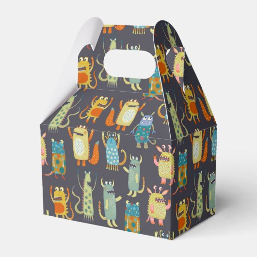 Niedliche Monster Geschenkschachtel (Vorderseite)
