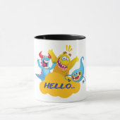 niedliche Monster, hallo Tasse (Zentrum)