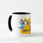 niedliche Monster, hallo Tasse (Vorderseite Links)