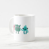 Niedliche Monster Kaffeetasse (Vorderseite Links)