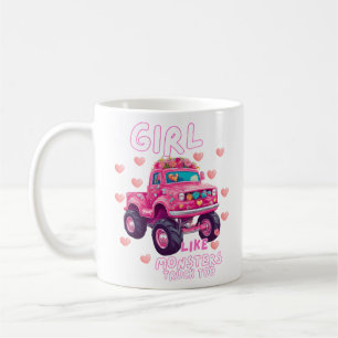 Niedliche Monster-Lkw-Girls wie Monster Kaffeetasse