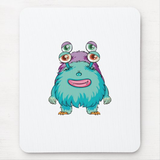 Niedliche Monster Mousepad (Vorne)