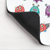Niedliche Monster Mousepad (Ecke)