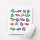 Niedliche Monster Mousepad (Mit Mouse)