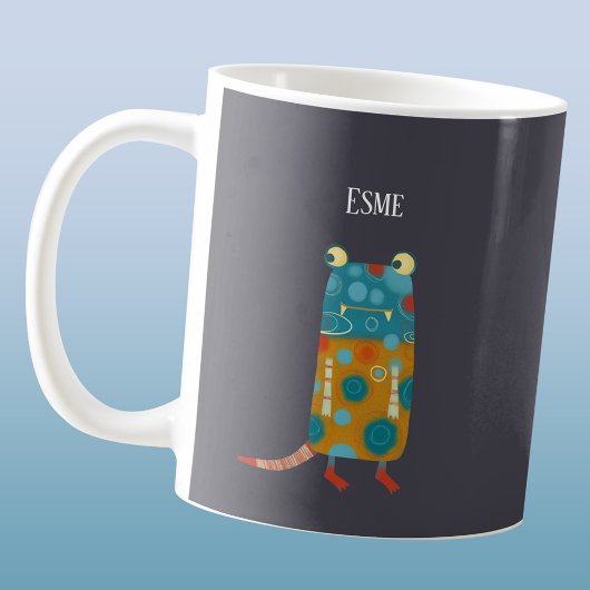 Niedliche Monster Personalisiert Kaffeetasse