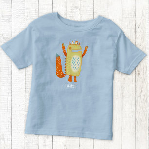 Niedliche Monster Personalisiert Kleinkind T-shirt