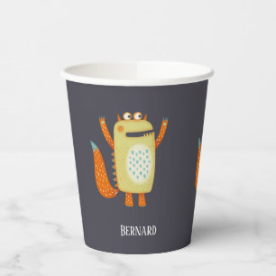 Niedliche Monster Personalisiert Pappbecher