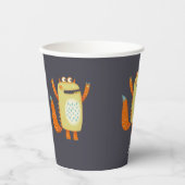 Niedliche Monster Personalisiert Pappbecher (Vorderseite)