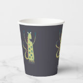 Niedliche Monster Personalisiert Pappbecher (Vorderseite)