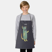 Niedliche Monster Personalisiert Schürze (Getragen)