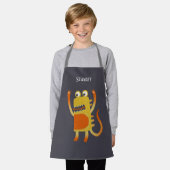 Niedliche Monster Personalisiert Schürze (Getragen)