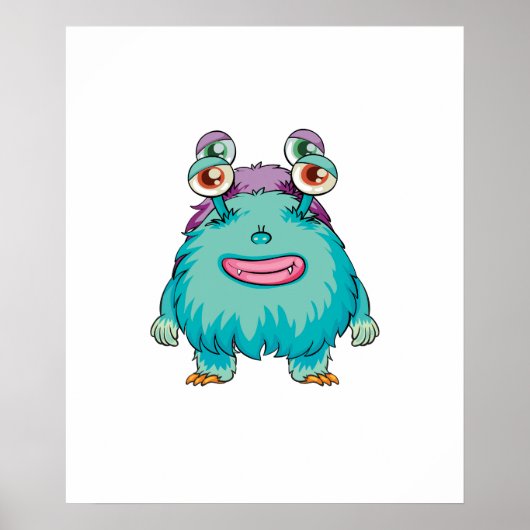 Niedliche Monster Poster (Vorne)