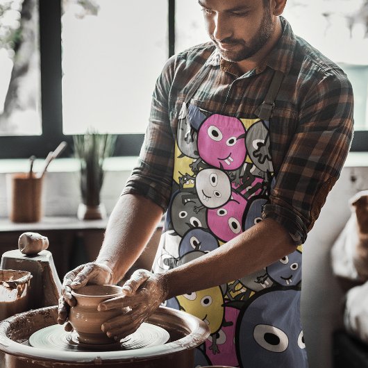 Niedliche Monster Schürze