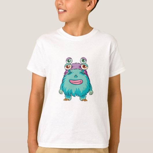Niedliche Monster T-Shirt (Vorderseite)